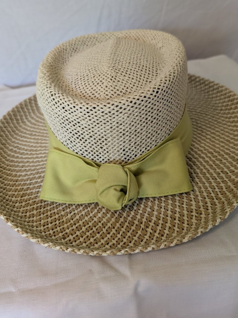 Kate Lord Y2K Bellsouth Classic Straw Sun Hat Golf Tournament S/M Preppy Resort - Picture 4 of 6